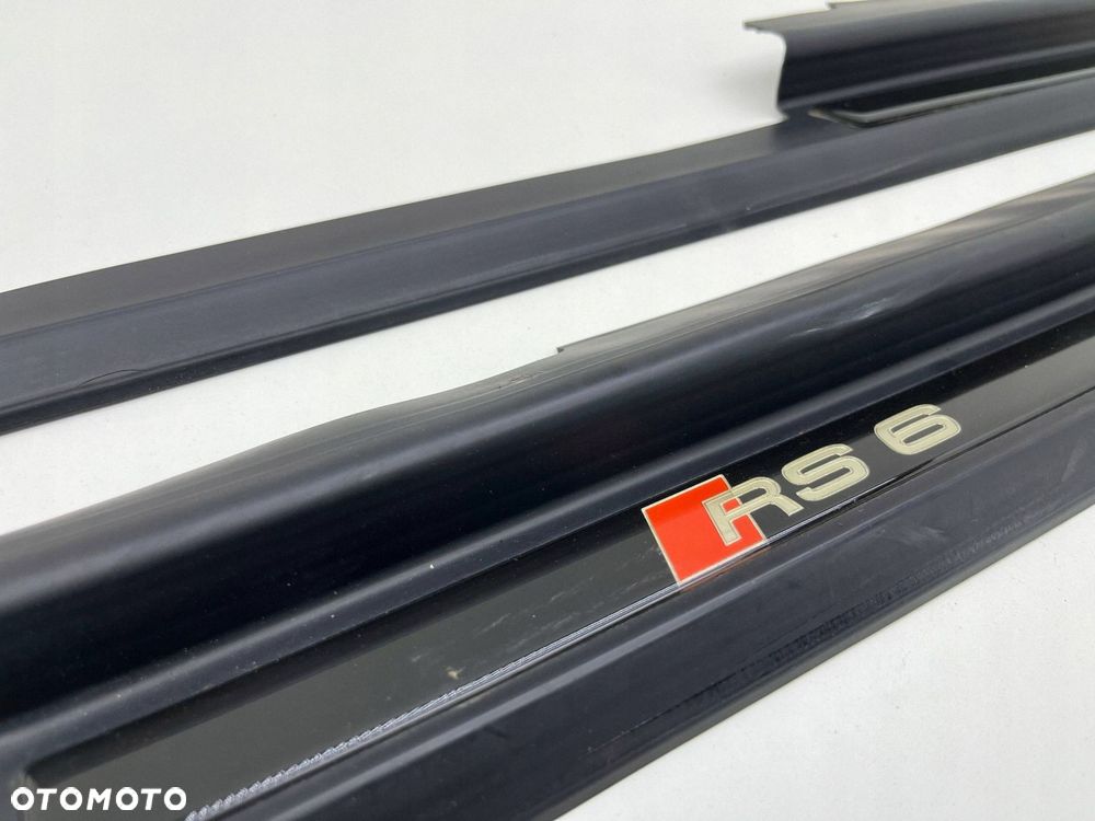 AUDI RS6 C5 LISTWY NAKŁADKI PROGOWE RS6 L+P KOMPLET 4B3853492B - 9