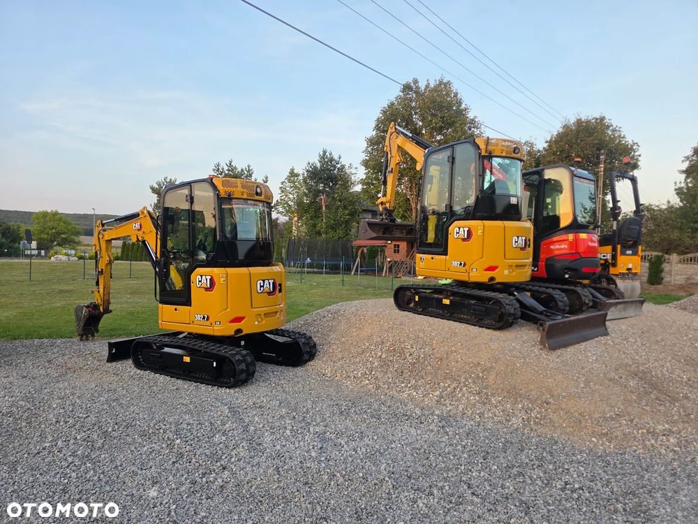 Caterpillar CAT 302.7 CR mini koparka szybkozłącze 3 łyżki piękna serwisowana 1 wł JCB sprowadzona w oryginale - 21