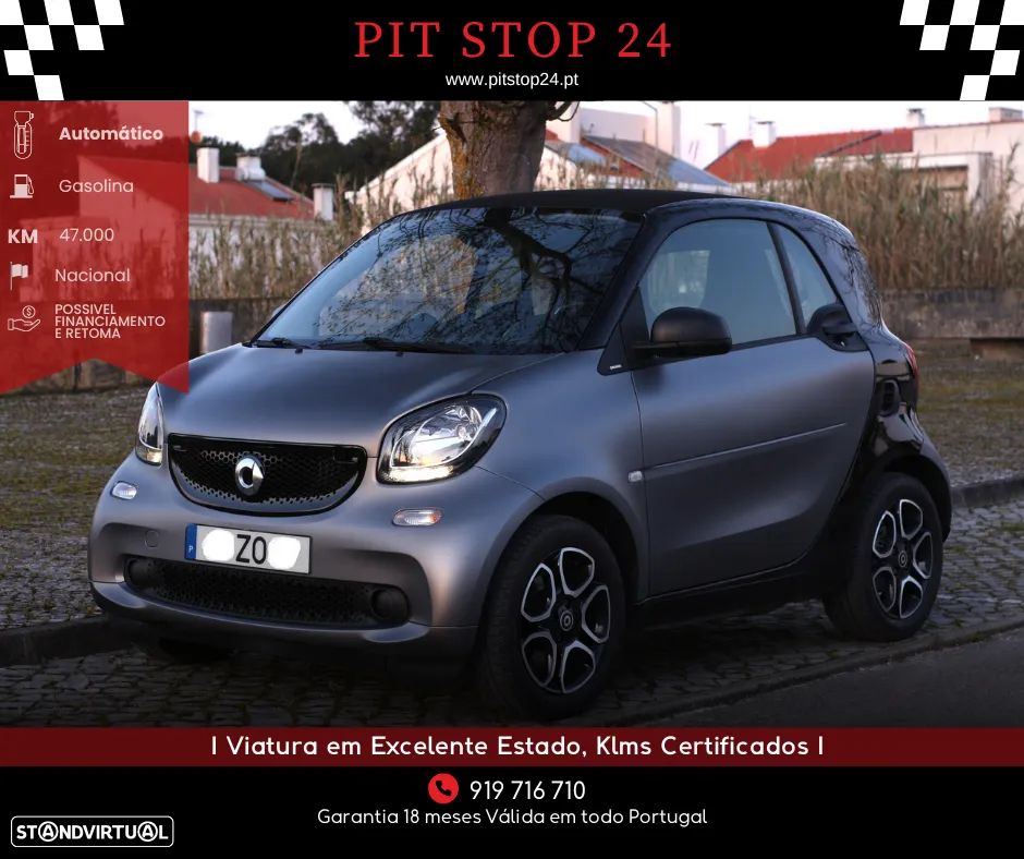 Smart ForTwo Coupé 1.0 Prime 71 Aut. - 1