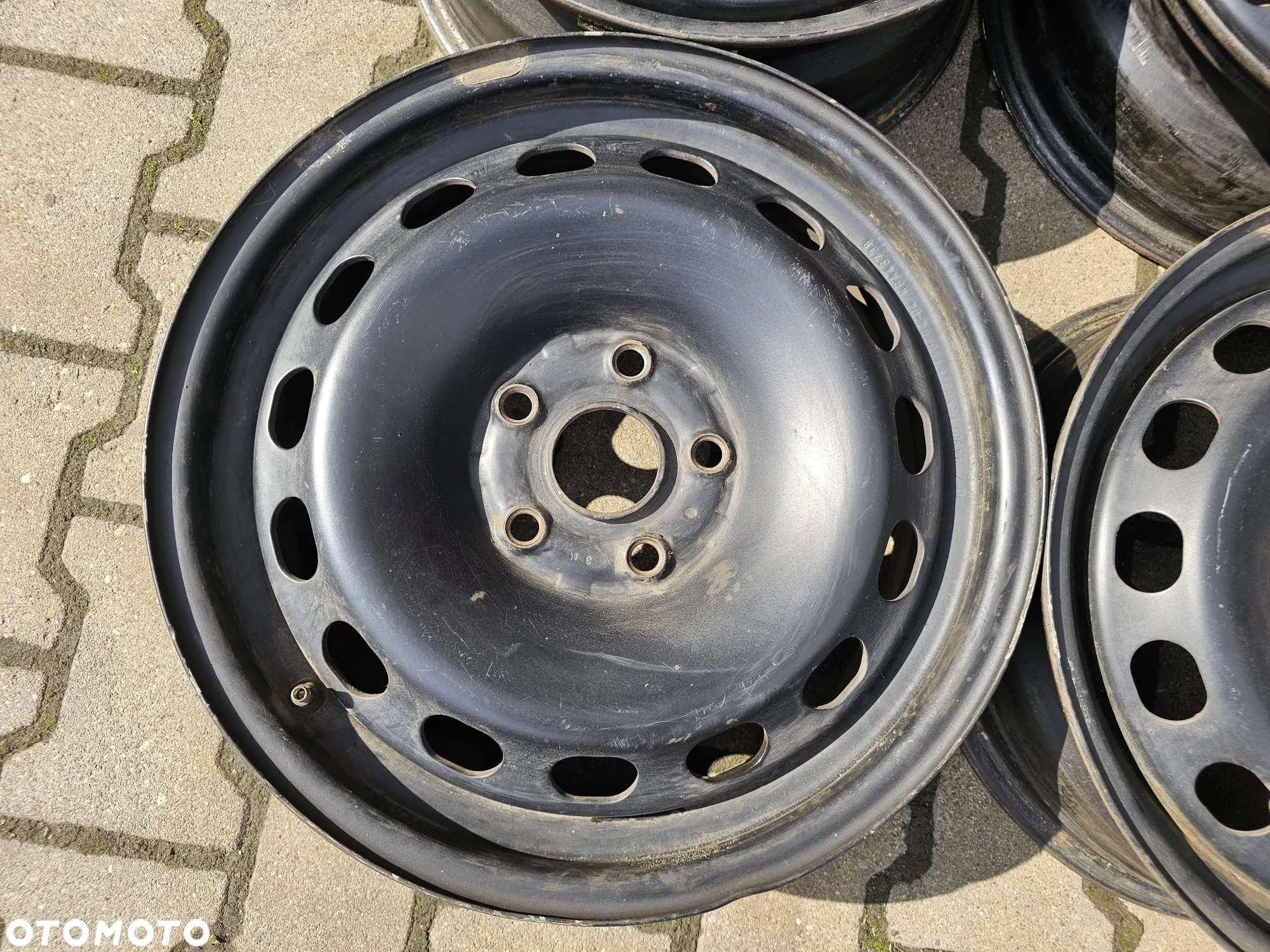 (S25) Felgi stalowe 16'' Audi OE VW Skoda Seat / 6Jx16 ET40 5x112 - 5