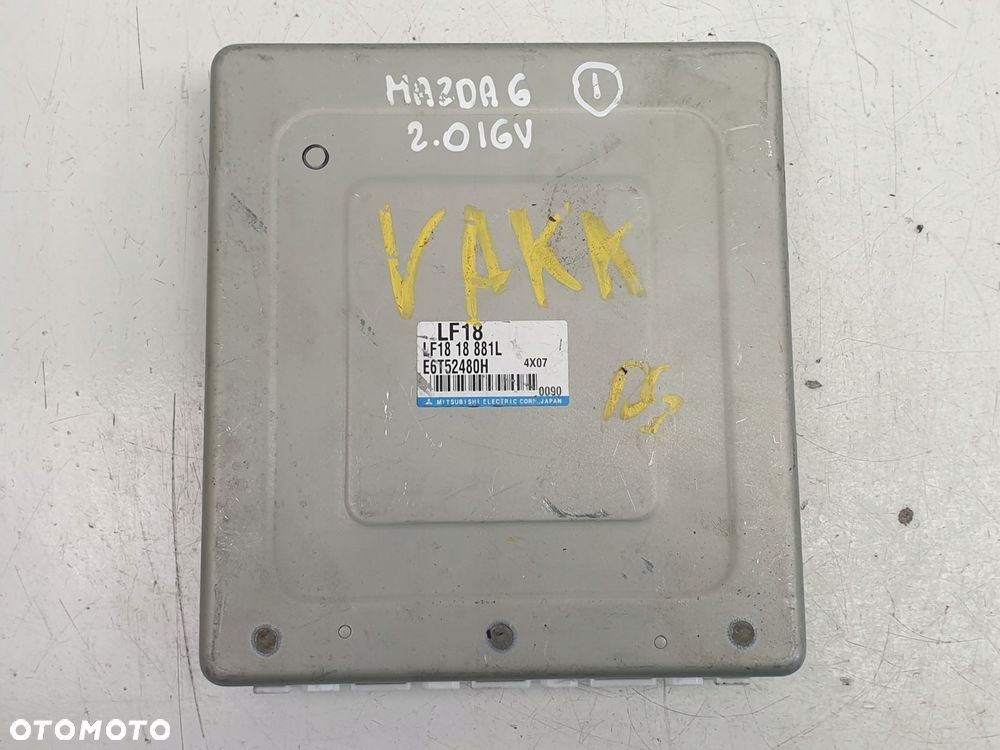 Mazda 6 2.0 16V STEROWNIK SILNIKA komputer - 1