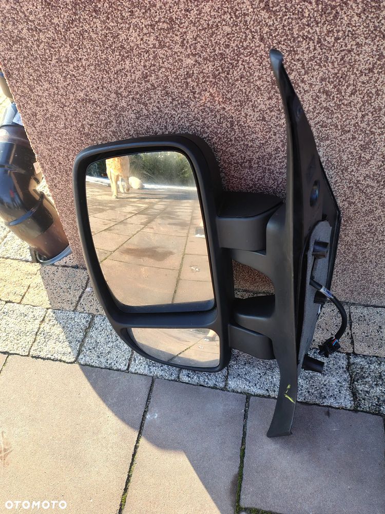 Lusterko Renault Master Opel Movano Długie 7pin prawe . Krótkie ramię lewe. - 5