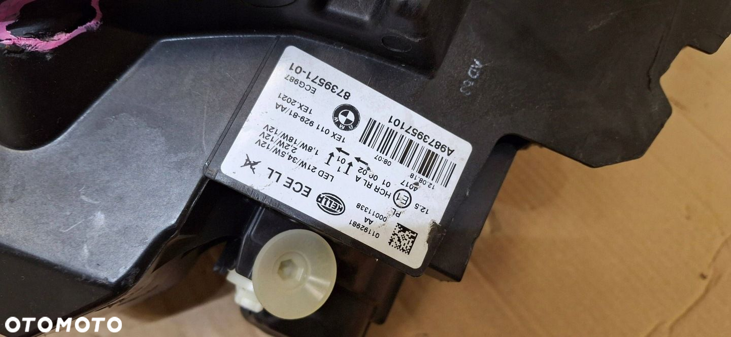 LAMPA LEWA PRZÓD PRZEDNIA BMW 1 F20 F21 LCI BLACK SHADOW 8739571 - 10