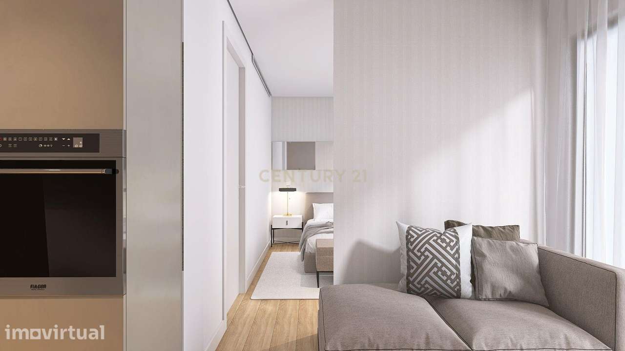 Prata Riverside | T0 Transformado em T1 com Garagem e Wallbox o futuro - Grande imagem: 3/24