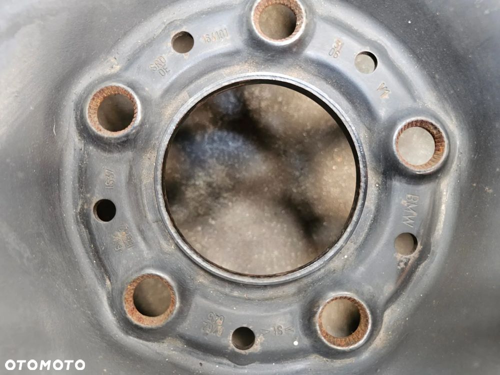 (V18) Felga stalowa 16'' BMW 1 E81 E82 E87 3 E36 E46 E90 5 E60 / 6Jx16 ET37 5x120 - 2