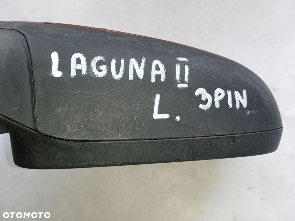 LUSTERKO LEWE ELEKTRYCZNE CZERWONE RENAULT LAGUNA II 3 PIN - 4