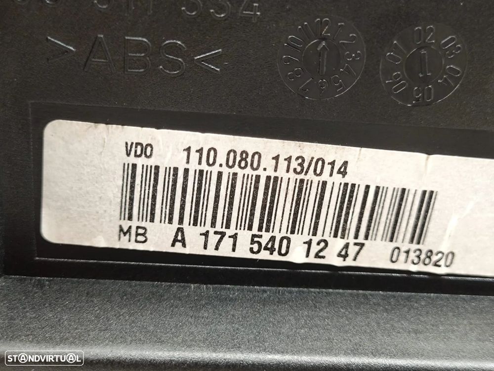 Painel De Instrumentos Quadrante Mercedes Benz SLK R171 A1715401247 - 8