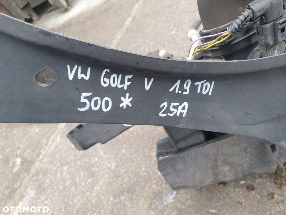 PAS PRZEDNI KOMPLET CHŁODNIC VW GOLF V 1.9 TDI 1K0121203AG - 9