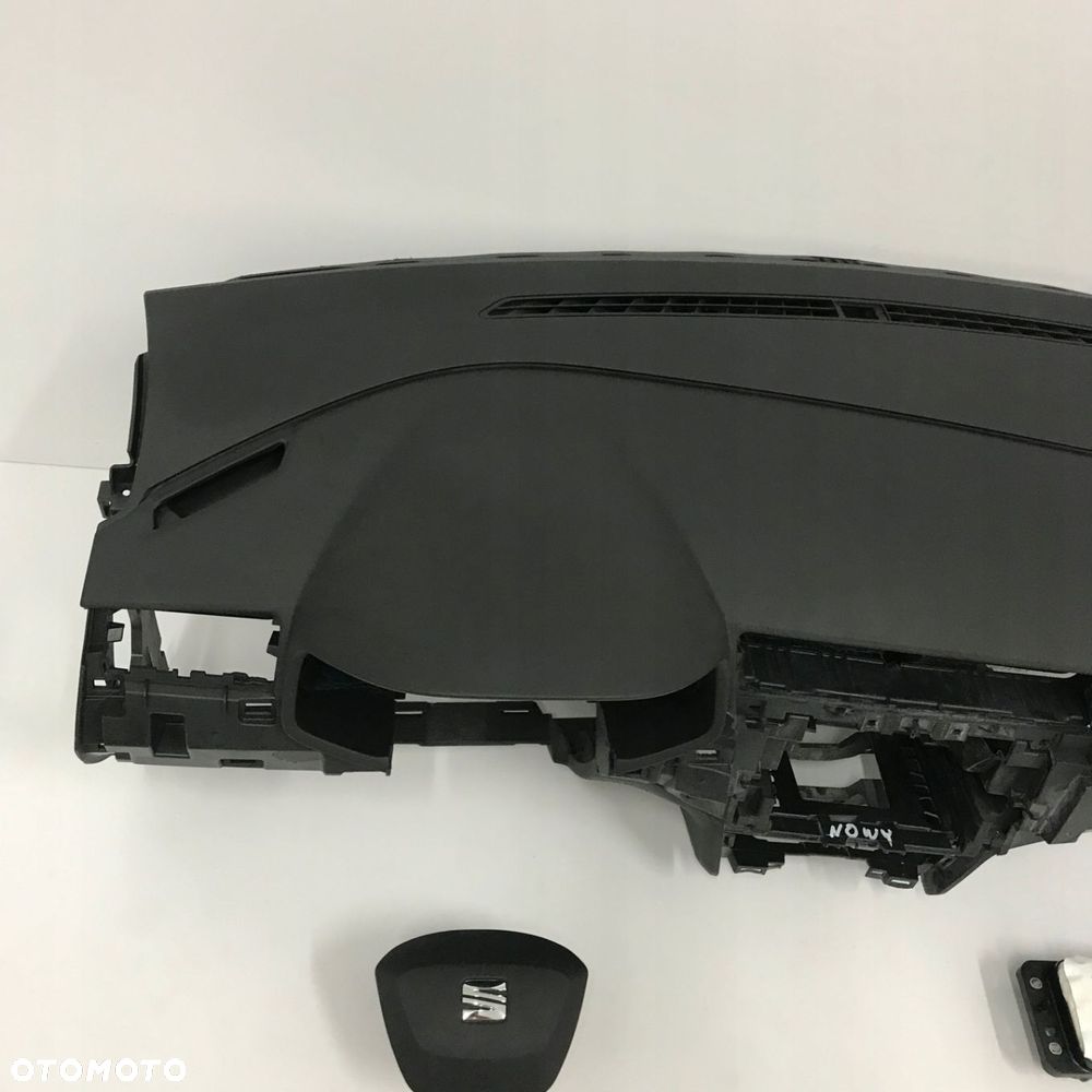 SEAT ARONA DESKA ROZDZIELCZA KONSOLA KOKPIT PULPIT PODUSZKI AIRBAG AIR BAG PASY KIT SET - 2