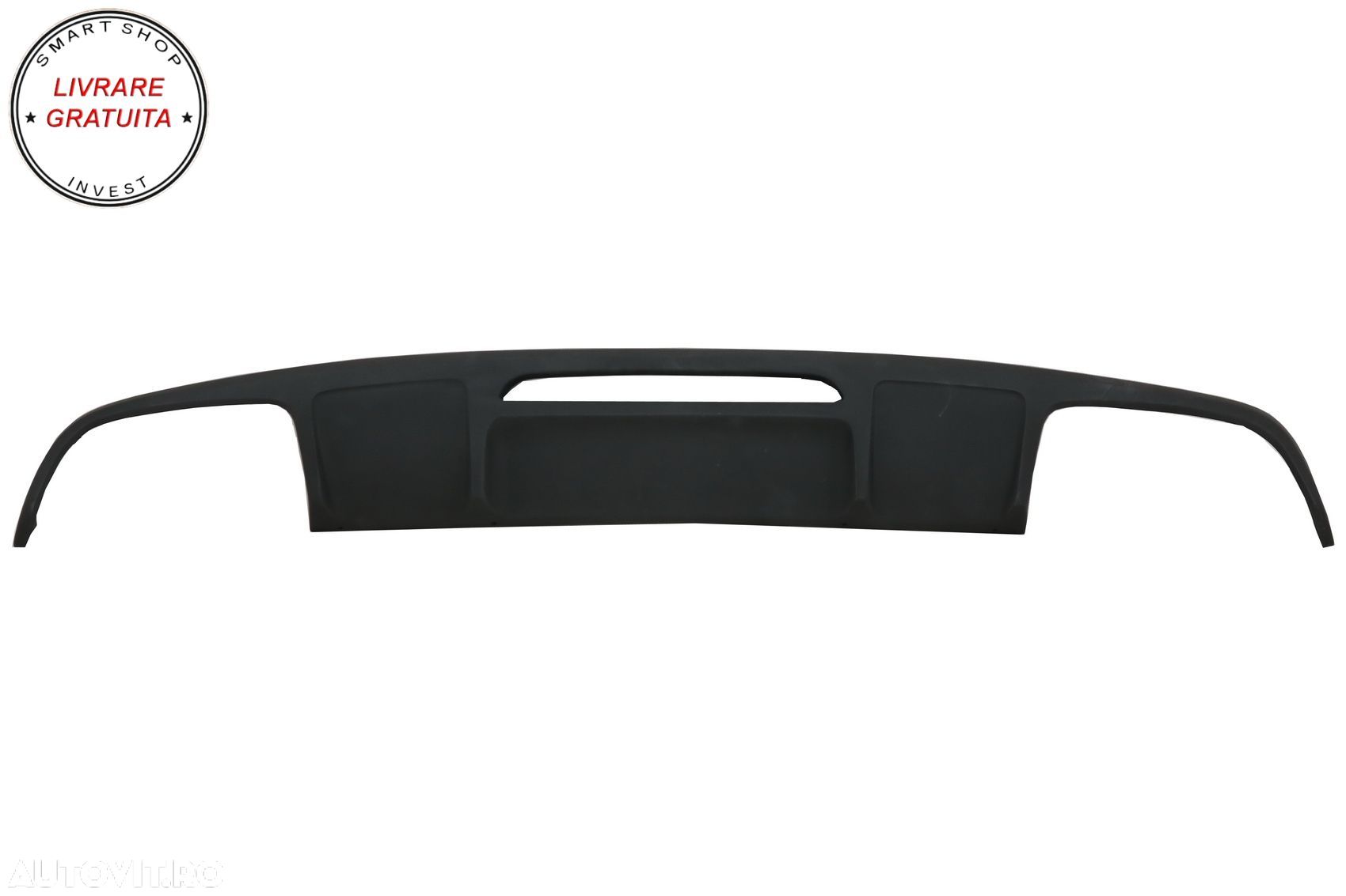 Difuzor cu Evacuare Dubla Mercedes CLS Sedan W218 (2012-2017) pentru bara Standard- livrare gratuita - 1