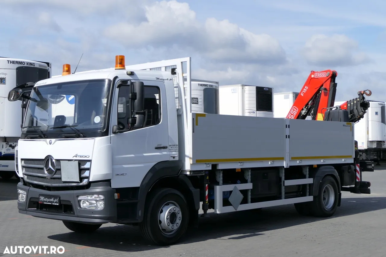 Mercedes-Benz ATEGO / 16 30 / E6 / CUTIE DE VITEZE + HDS FASSI F 155 / ADR / RADIO CONTROL - 9