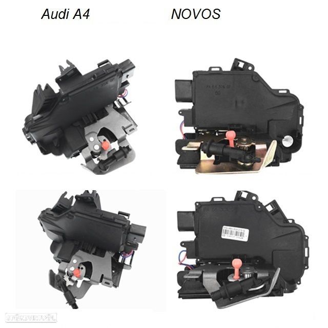 Fecho fechadura eléctrico porta Audi A4 B6 (2001-2007)  NOVAS