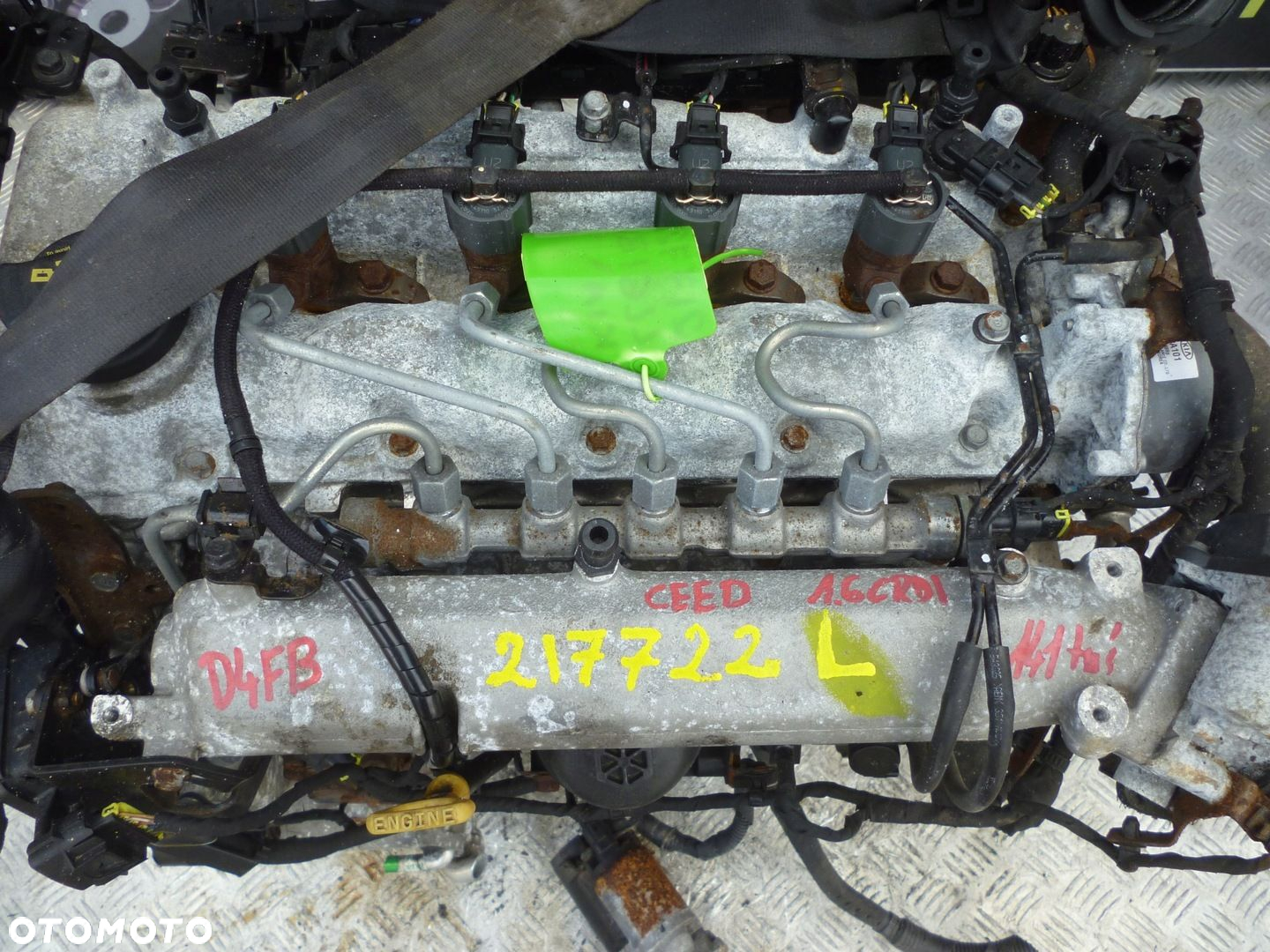 SILNIK KOMPLETNY KIA CEED 1.6 CRDI D4FB 141 TYS - 2