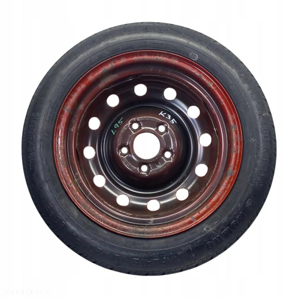 KOŁO DOJAZDOWE HYUNDAI ELANTRA V VELOSTER 125/80R15 52910-2H910 95M - 4