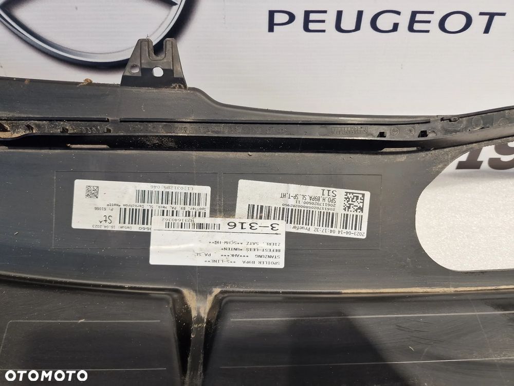 AUDI A4 B9 8W0 LIFT S-LINE 18- DYFUZOR / SPOJLER / DOKŁADKA ZDERZAKA TYLNEGO TYLNIEGO TYŁ , NR 8W0807521AB , NR AUKCJI DT924 - 17
