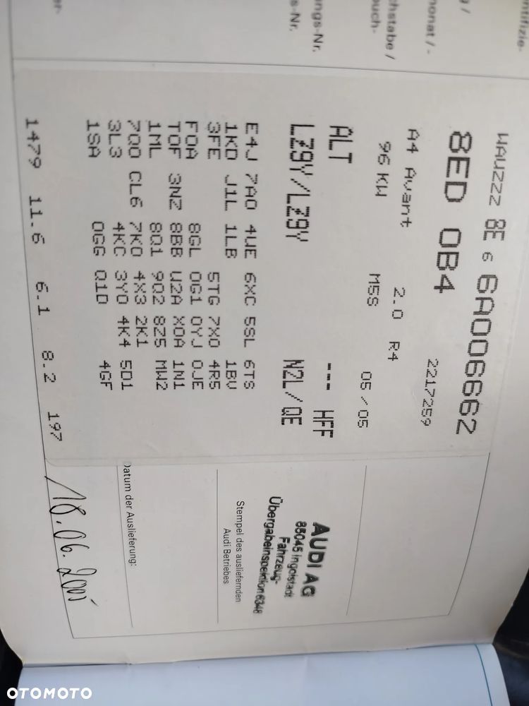 Audi A4 B7 2.0 ALT skrzynia biegów HFF przekładka na automat - 11