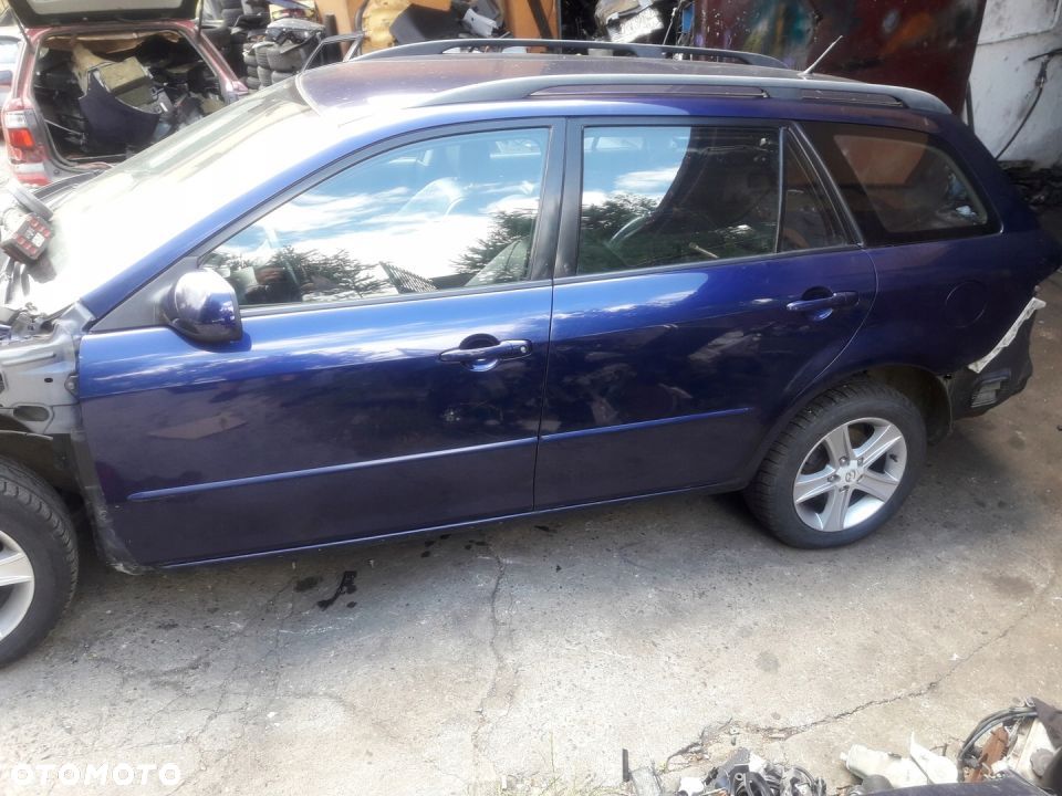 Mazda 6 02-07 Drzwi Lewe przednie przód szyba 25E - 2