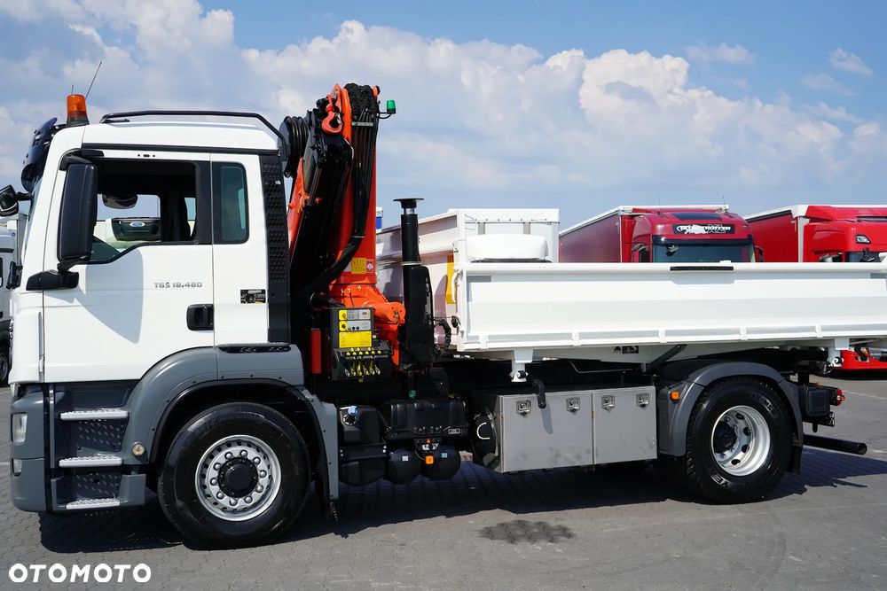 MAN TGS / 18.480 / E 6 / 4 X 4 / WYWROTKA + HDS / PALFINGER PK 20001 / PILOT - 39
