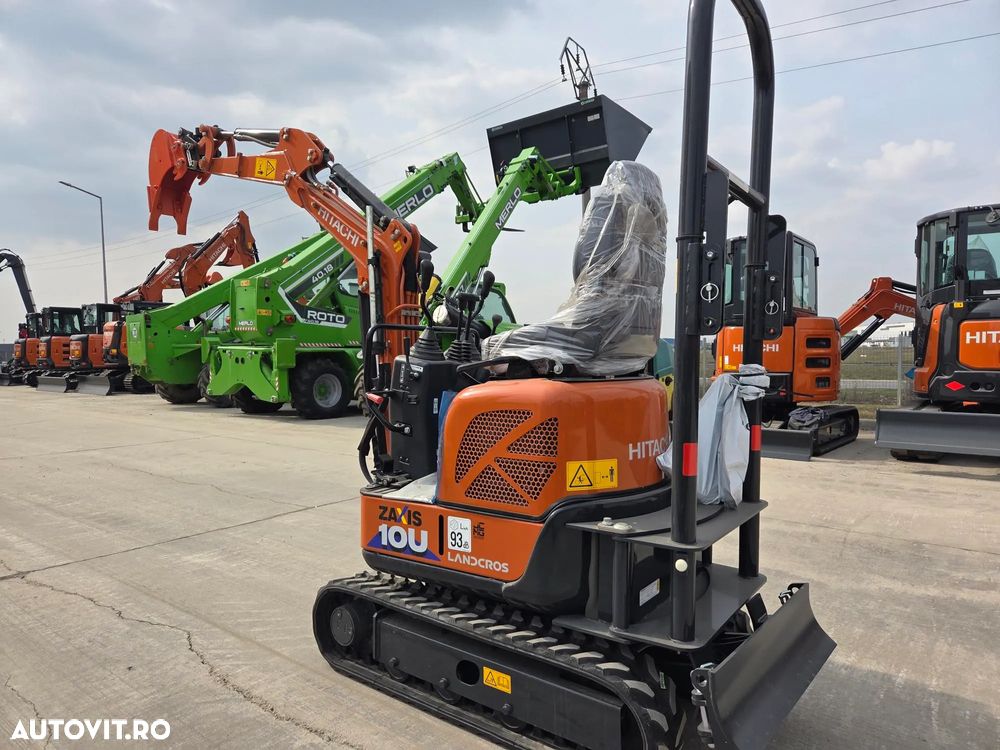 Hitachi ZX10, 1,3 tone, adanci sapare 2m, CUPLA RAPIDA+3 cupe, inst picon pe brate, senile cauciuc extensibile, produs in JAPONIA, posibilitate leasing 5 ani-PROMOTIE 19.500 EUR+Tva - 1