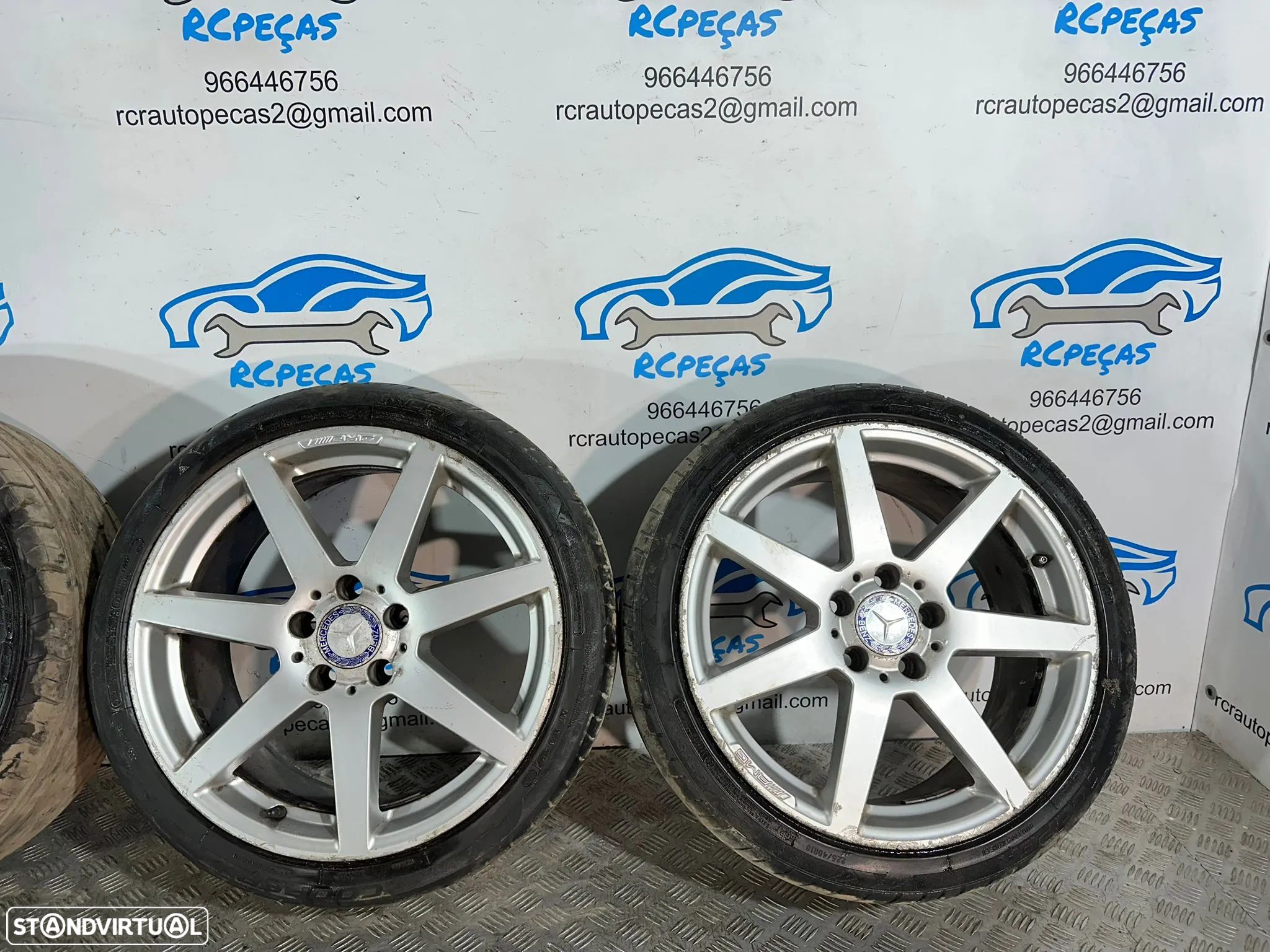 .Conjunto Jantes 18 Originais AMG Mercedes Benz 5x112 8J 8.5J ET50 ET54 - 6