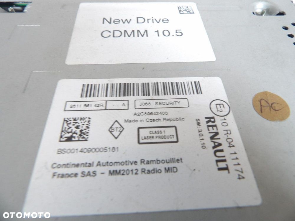 RENAULT SCENIC III LIFT RADIO A2C89642403 - 4