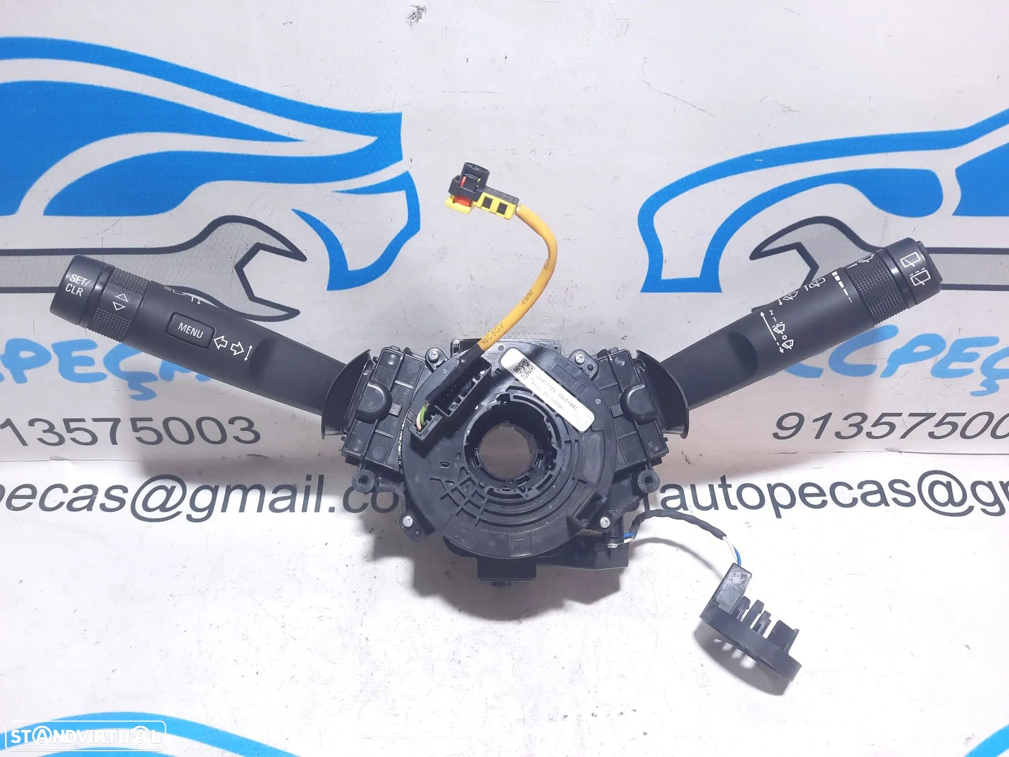 FITA AIRBAG OPEL ASTRA J P10 SRI 20817720 MANETE MULTIFUNÇÕES COMUTADOR - 1