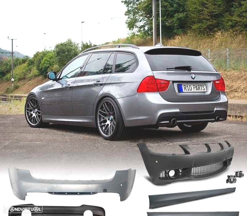 KIT CARROÇARIA BMW E91 05-08 LOOK M3 PDC SRA - 1