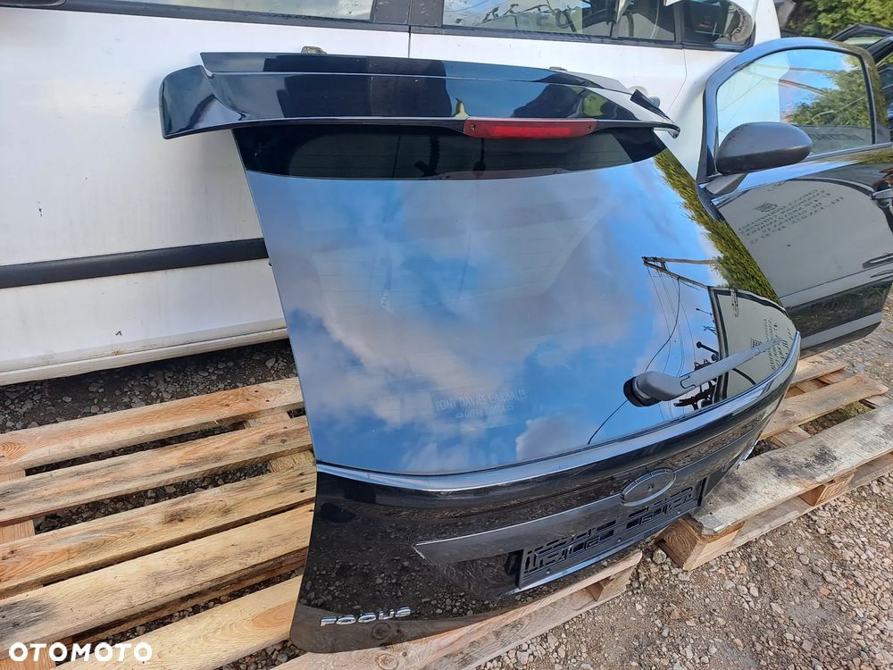 Ford Fokus MK2 FL 2010r. HB 5D kompletna klapa bagażnika kod lakieru F3 czarny i inne - 4