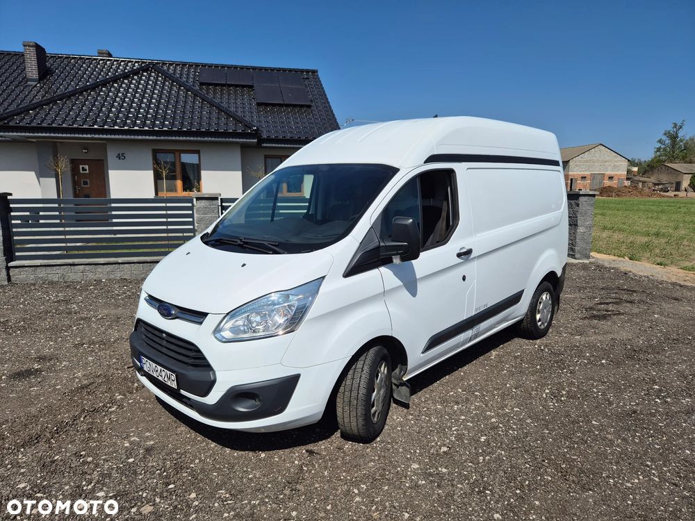 Ford Transit Custom L1H2 17 500 zł netto FV23% Hak 2,5t  Zarejestrowany - 1