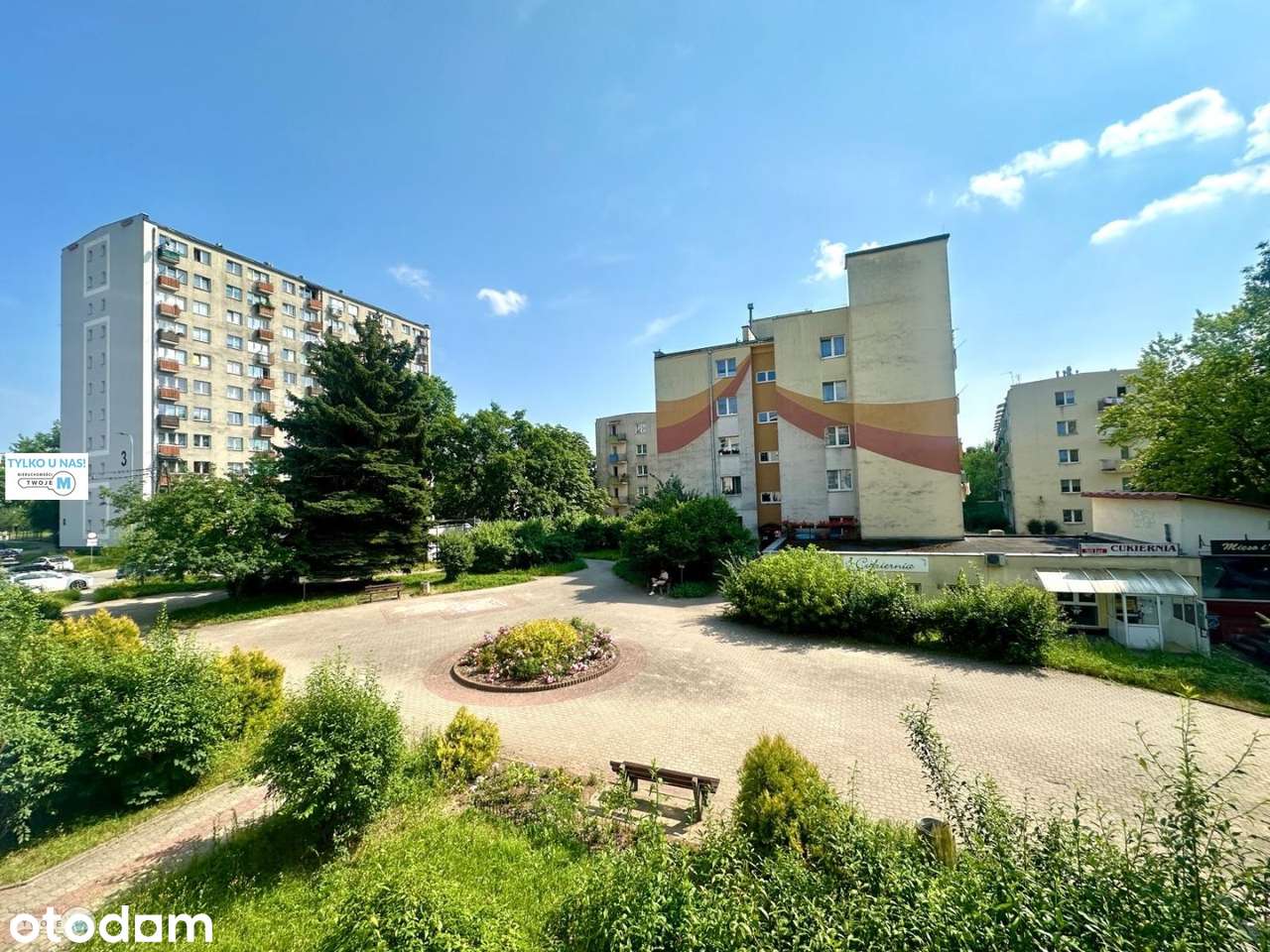 2 pokojowe mieszkanie os. KSM, 1 piętro z balkone