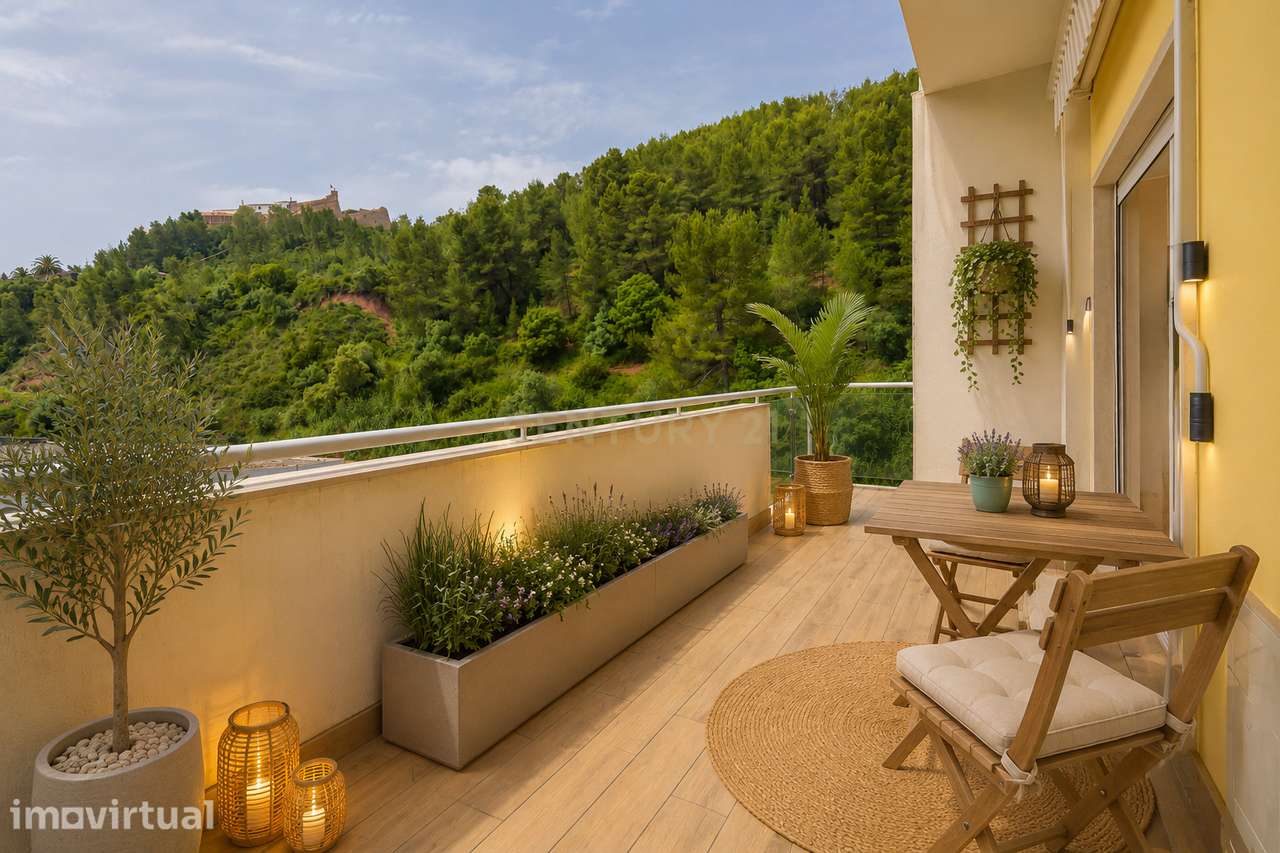 Apartamento T3 com Vista Rio, Varanda e Lugar de Parqueamento, na Sabo - Grande imagem: 2/56