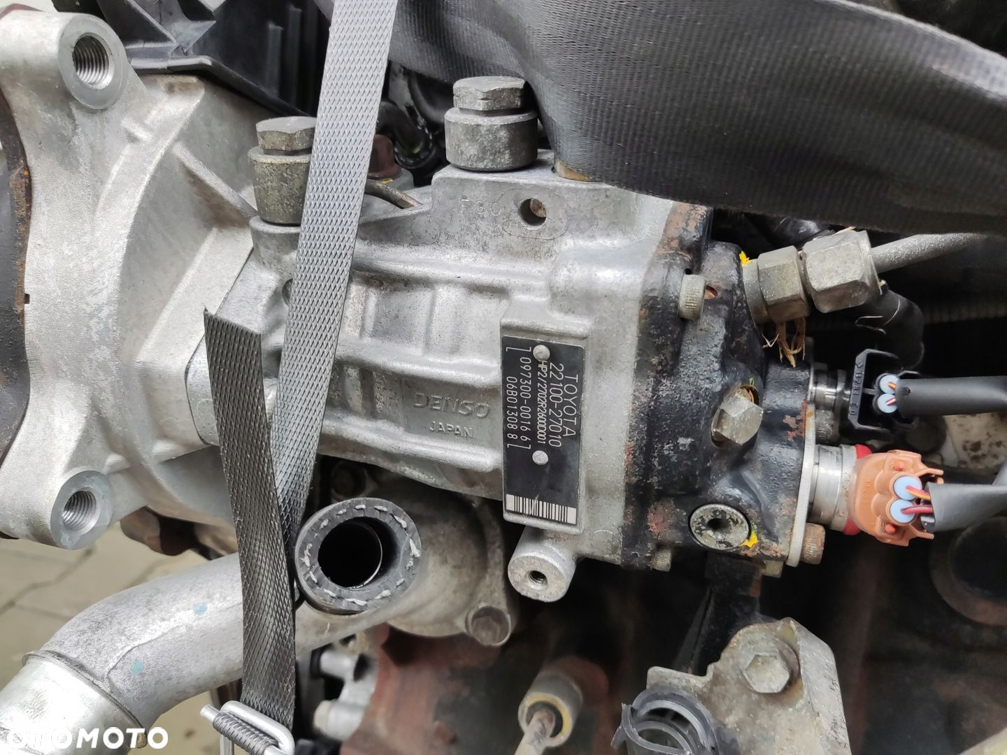 SILNIK KOMPLETNY WTRYSKIWACZE TURBOSPRĘŻARKA TOYOTA RAV4 II 1CD 2001-2005 - 9