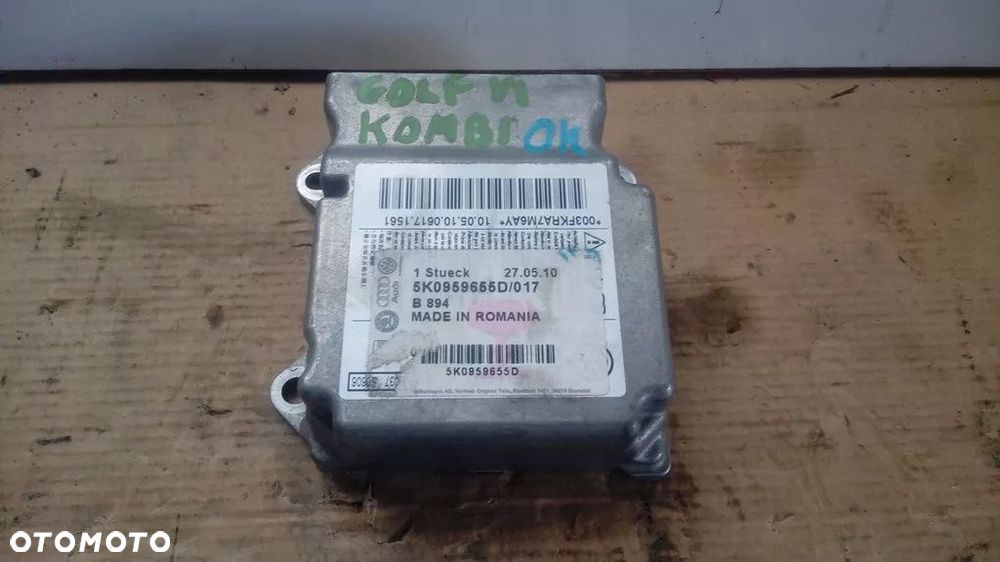 SENSOR AIRBAG VW GOLF VI KOMBI 5K0959655D - 2