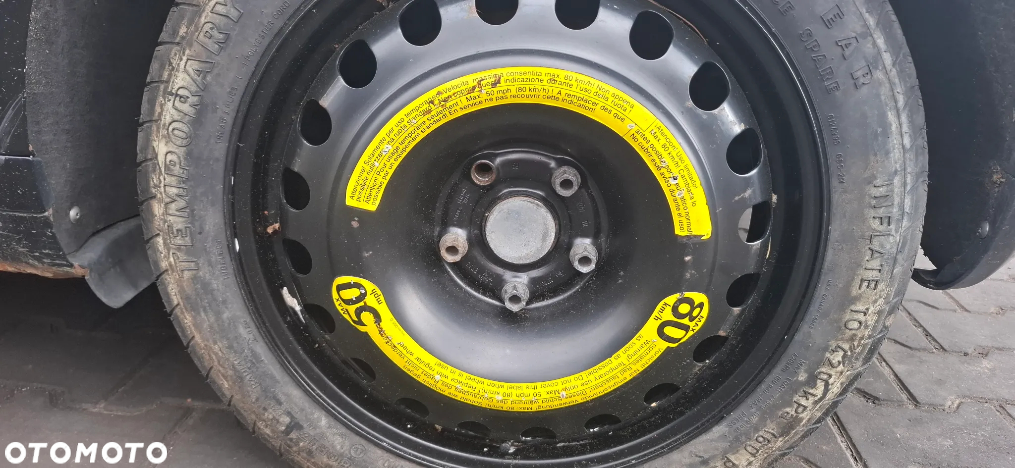Koło dojazdowe Audi A3 - 3