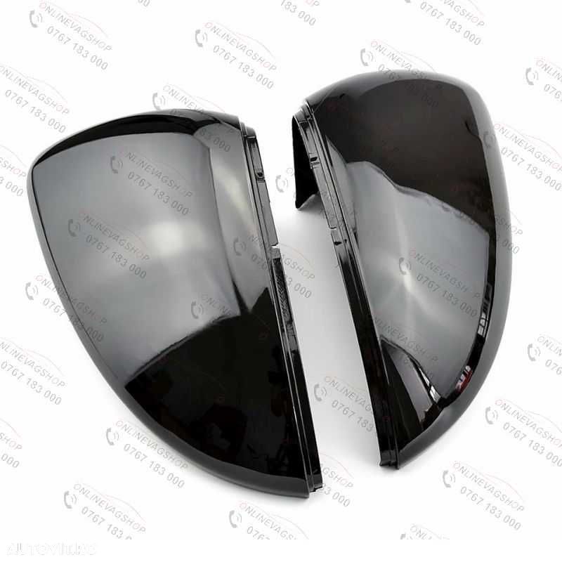 Capace oglinda negru lucios Volkswagen Passat B7, CC, Jetta, Scirocco - 3