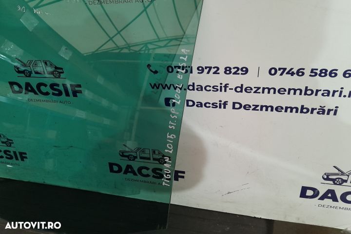 Geam usa spate stanga 43R-001108 5N0845025A 43R-001108 5N0845025A Vol - 2