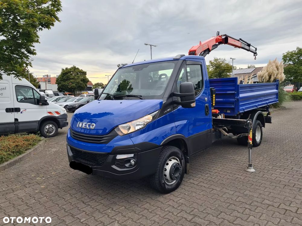 Iveco DAILY 70c18 72c18 dmc 7200kg WYWROTKA kiper Miller HDS / Dzwig/ Żuraw FASSI f40 RADIO// BLOKADA MOSTU// IGŁA jak nowy - 3