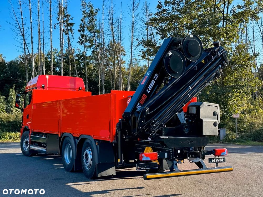 MAN TGS 26.470 6x2 //NOWY// HDS dzwig żuraw HIAB 228-6x wysów 18metró!!! 5i6 funkcja RADIO, Skrzynia łądunkowa. NOWY 2025 od ręki !!! - 7