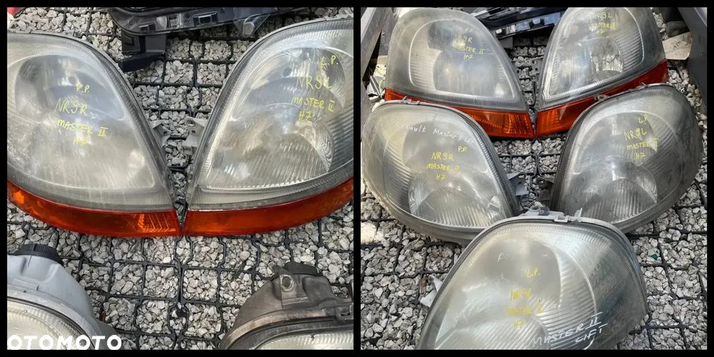 REFLEKTORY LEWE PRAWE RENAULT / HALOGENY, MIGACZE, W ZDERZAK ID: 6136804545 - 7