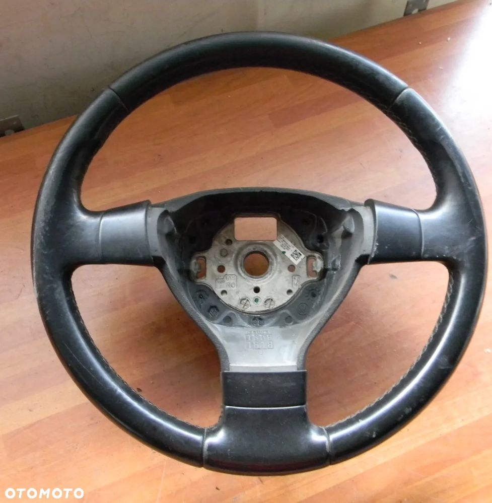 kierownica skórzana skóra VW PASSAT B6 3C0 airbag - 8