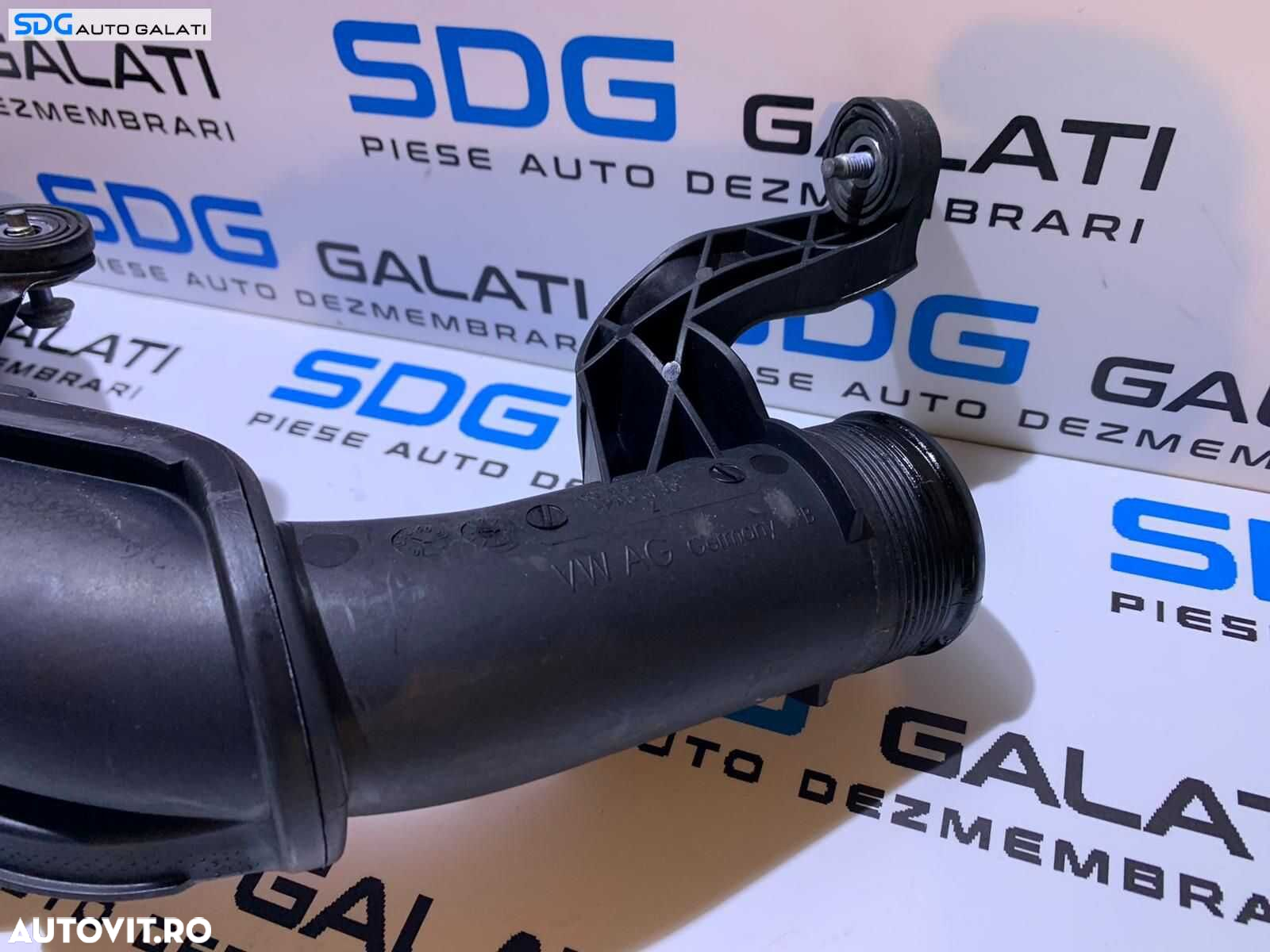 Conducta Teava Tubulatura Completa cu Senzor Presiune Aer MAP Intercooler Volkswagen Touran 1.6 TDI CAYB CAYC 2011 - 2015 Cod 1K0145770AE [C4205] - 2