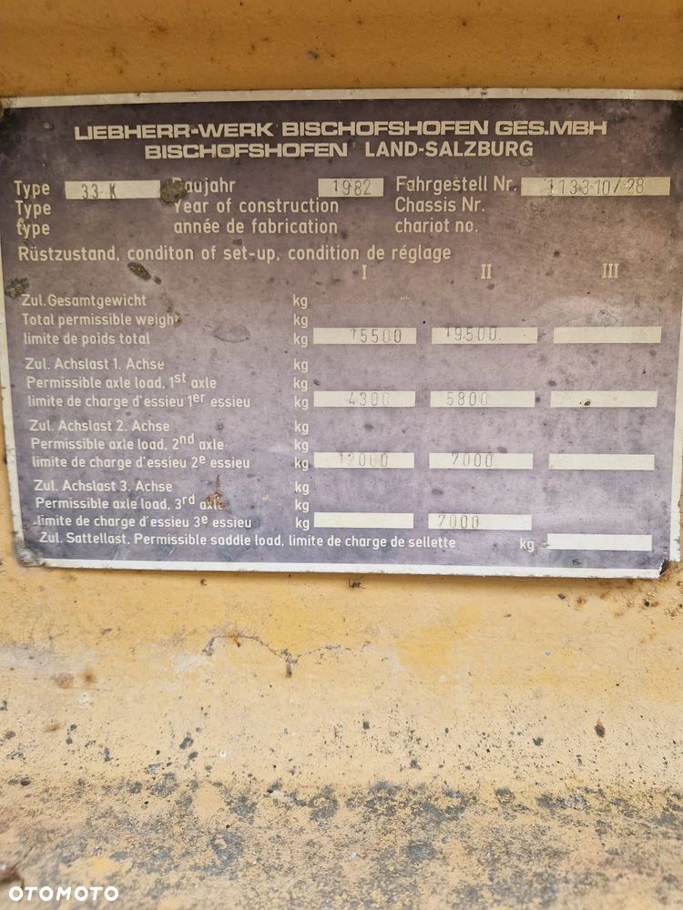 Liebherr 33K - 16