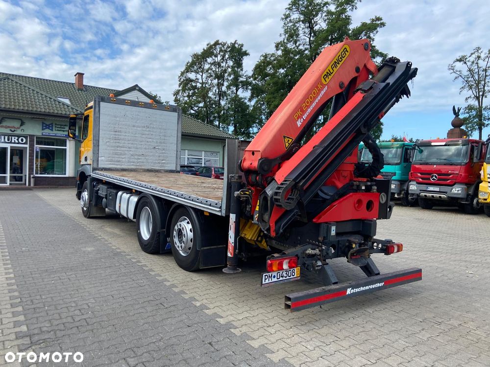 Mercedes-Benz AROCS 2545 6X2 platforma  + żuraw Palfinger PK20001 - 9