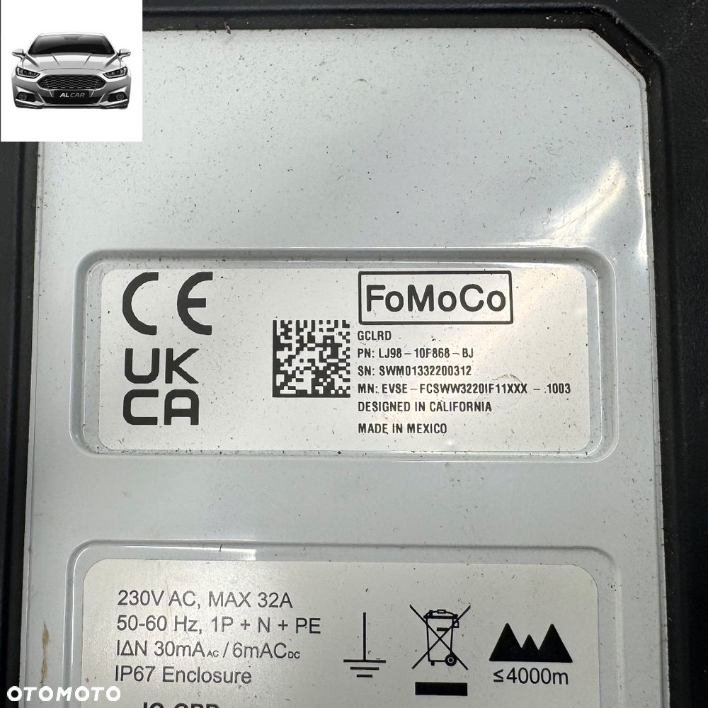 ŁADOWARKA SAMOCHODOWA TYPE 2 FORD MUSTANG MACH-E LJ98-10F868-BJ - 8