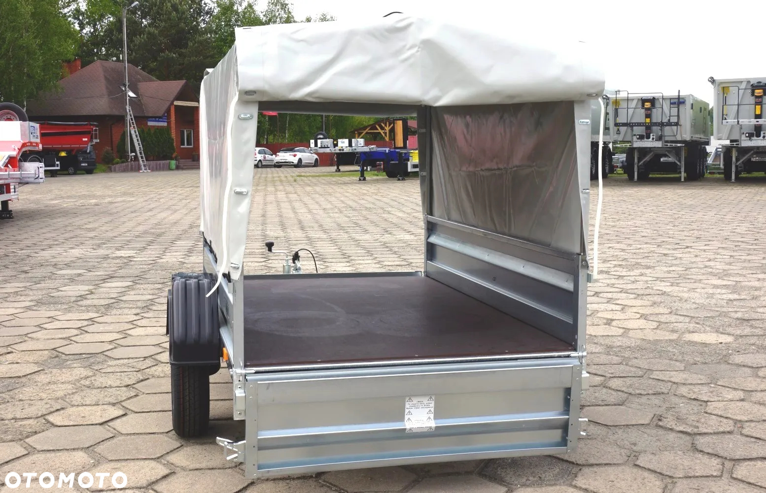Zaslaw 1 oś, przyczepa na prawko B Ład 600 KG ! - 24
