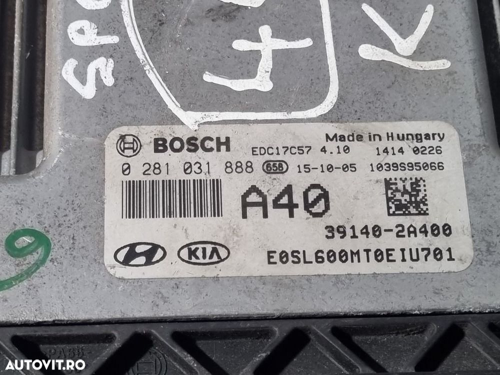 Calculator motor Kia Sportage III 1.7 Diesel 2010 - 2016 116CP Manuala D4FD (409) Diesel ... - 4