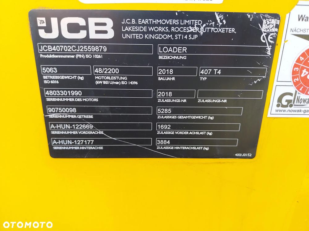 JCB 407 T4 - 13