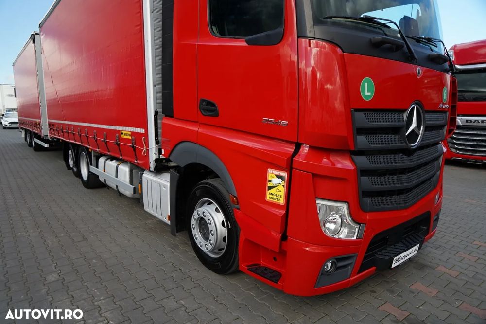Mercedes-Benz ACTROS 2545 / TANDEM COMBINAT 120 M3 / TRANSIT / 6x2 / PUNTE RIDICATĂ / BIG SPACE / WIELTON / 2021 - 4