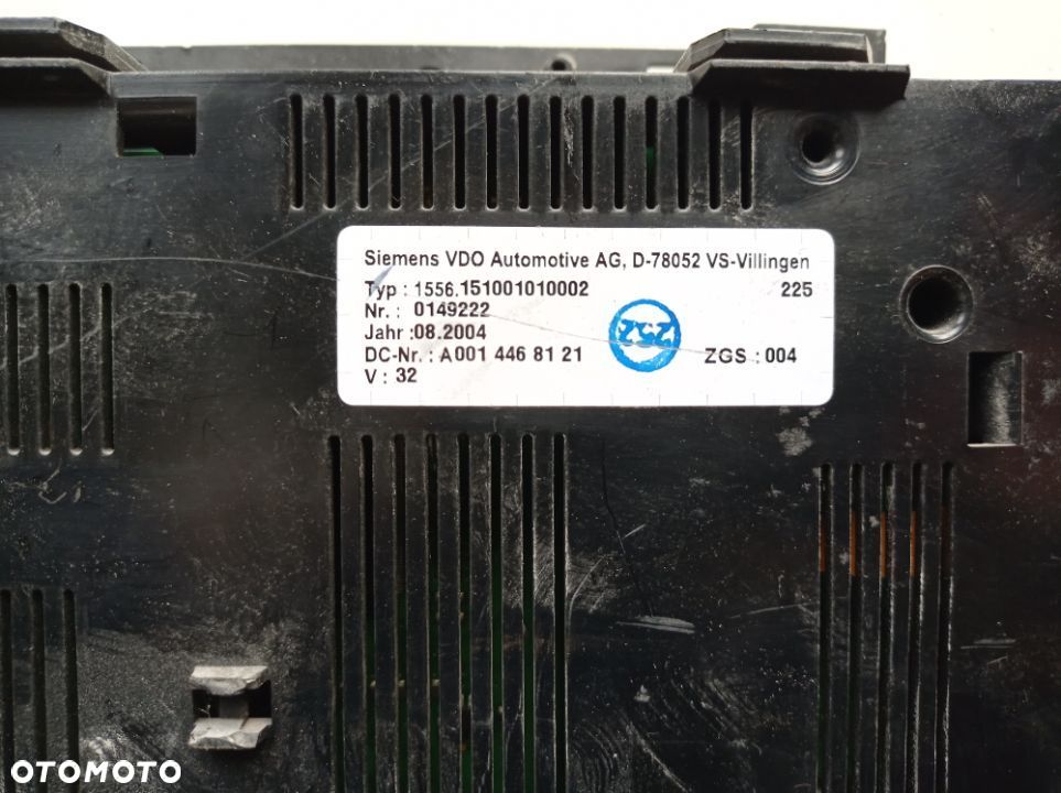 MERCEDES AXOR ATEGO LICZNIK A 0014468121 - 4