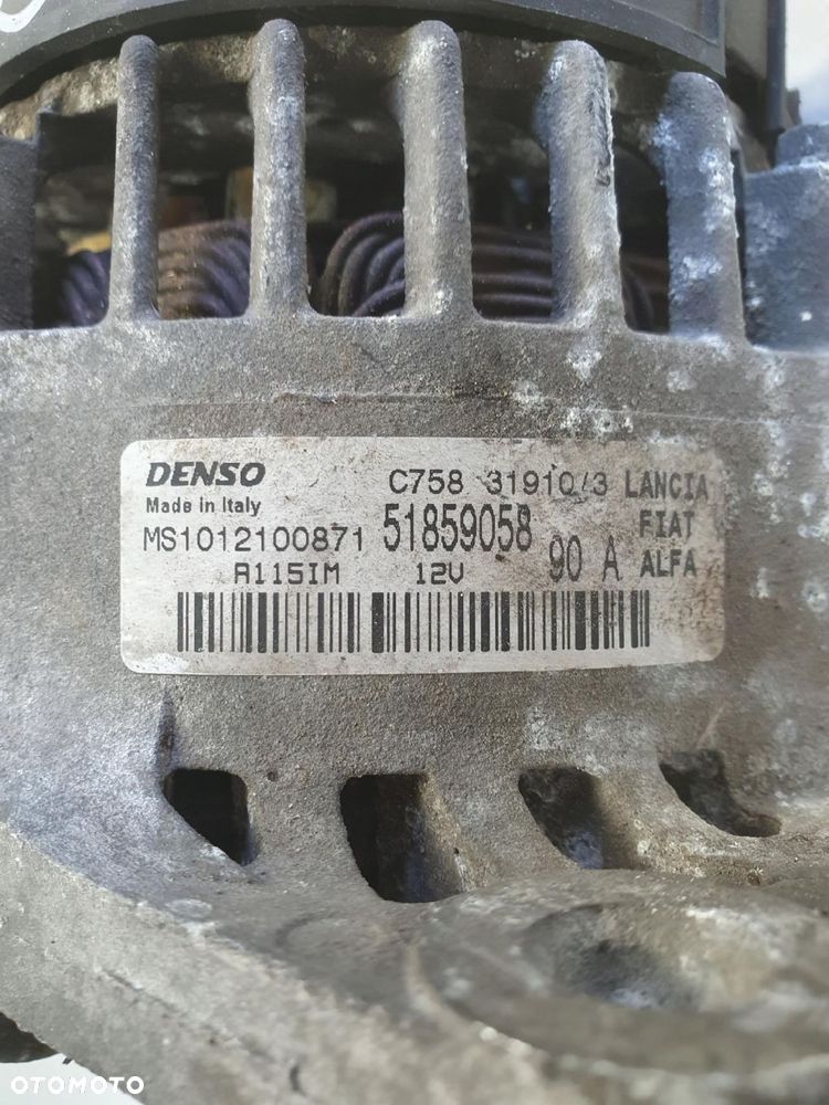 ALTERNATOR Fiat Bravo II 1.9 JTD _ 90A 51859058 denso Alternator - 2